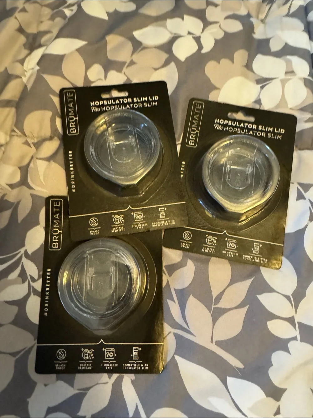 BruMate Hopsulator Slim Replacement Lid - Clear